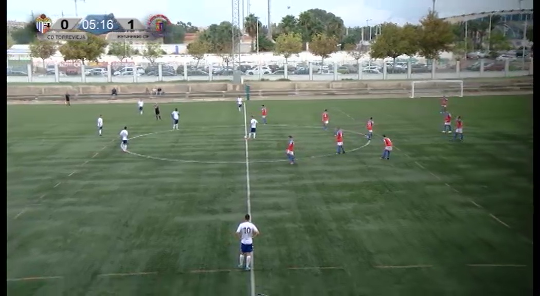 Primera parte del partido CD Torrevieja - Benferri CF